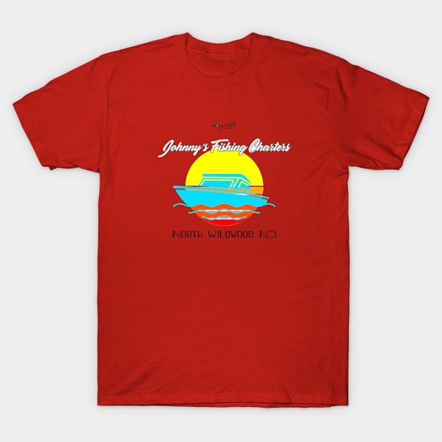 Cool North Wildwood, NJ T-Shirt by King Man Productions